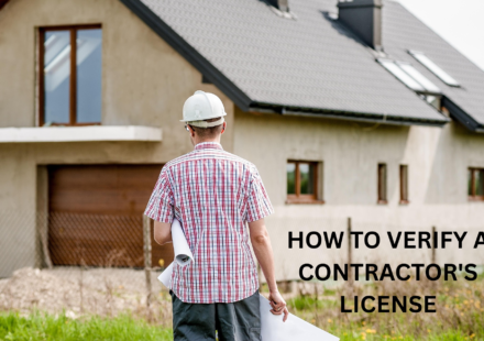 how to verify a contractor's license