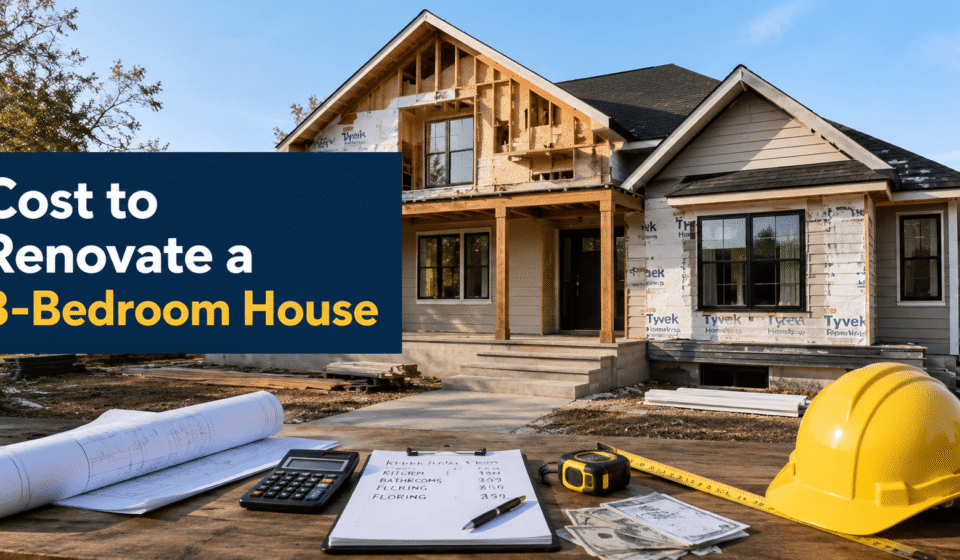 Cost to Renovate a 3 Bedroom House