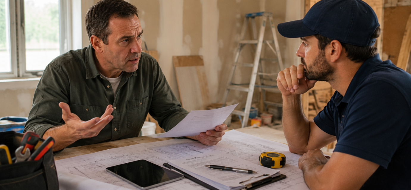 handle a contractor dispute