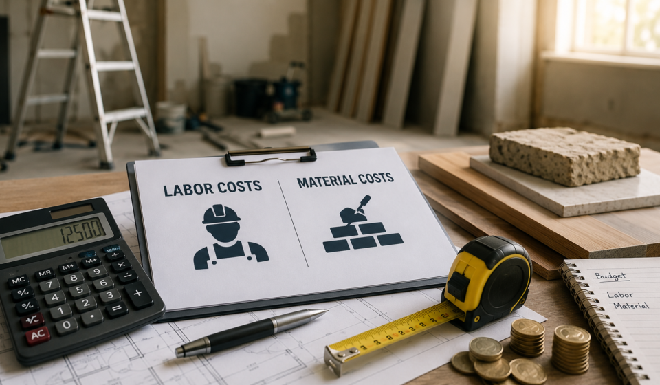 Labor vs Material Costs